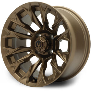 MatteBronze01 MODZ® Falcon Matte Bronze 14" Golf Cart Wheel