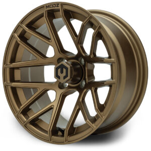 MatteBronze01 MODZ® Matrix Matte Bronze 15" Golf Cart Wheel