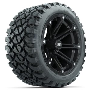 Set of (4) 14 in GTW Element Wheels with 23x10-14 GTW Nomad All-Terrain Tires